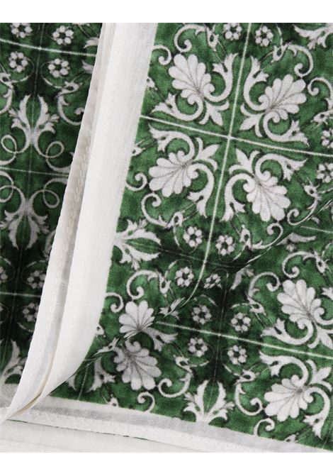 Green Majolica Silk Handkerchief 813 (OTTO TREDICI) | MAIOLICA /LVERDE